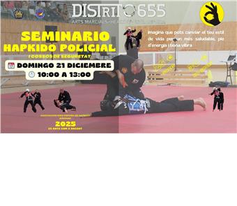 HAPKIDO POLICIAL<br/>y Cuerpos de Seguridad.